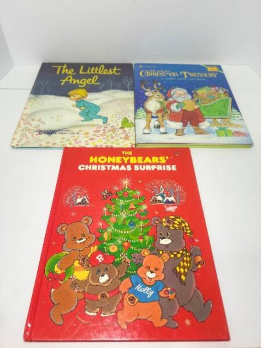Vintage Christmas Childrens Book Lot of 3 Hardcover